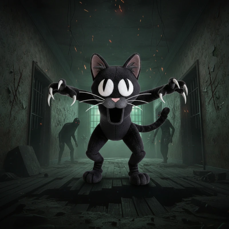 

Новая плюшевая игрушка «99 ночей в лесу», мультяшная аниме-кукла, мягкая набивная игрушка, милая коллекционная декоративная фигурка для комнаты 2026