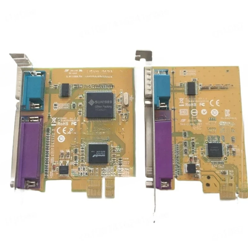 MIO6469A WIN7Santai SUNIX 25- LPT Parallel   9-Pin COM Serial Port Two-In-One Expansion Card