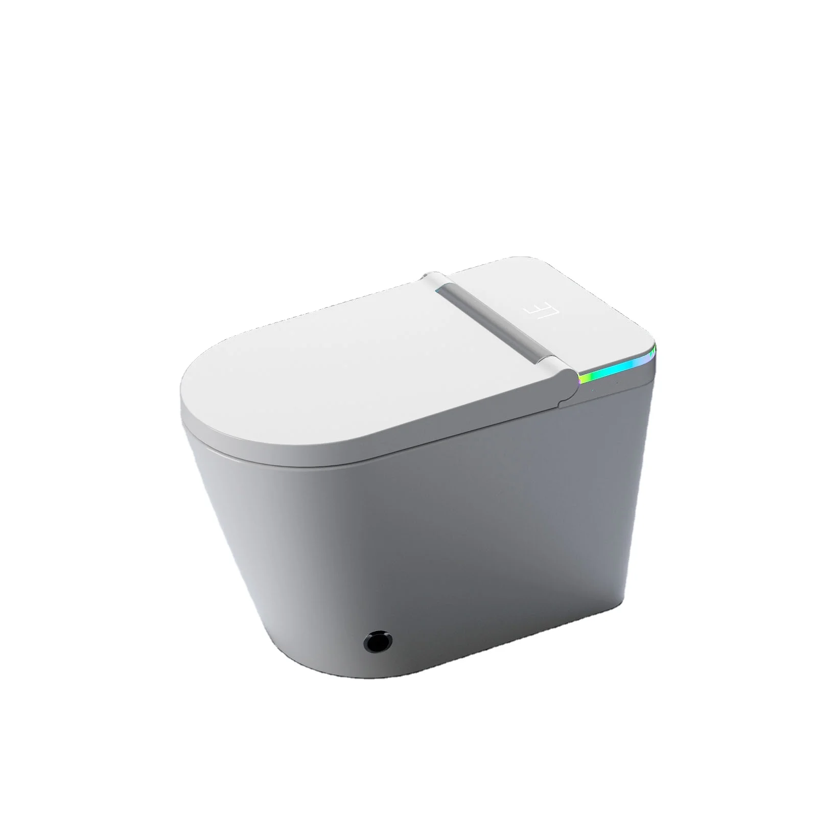 Electronic Flush Warm Air Drying Warm Heated Automatic Operation Smart Toilet Seat Bidet With Remote Control