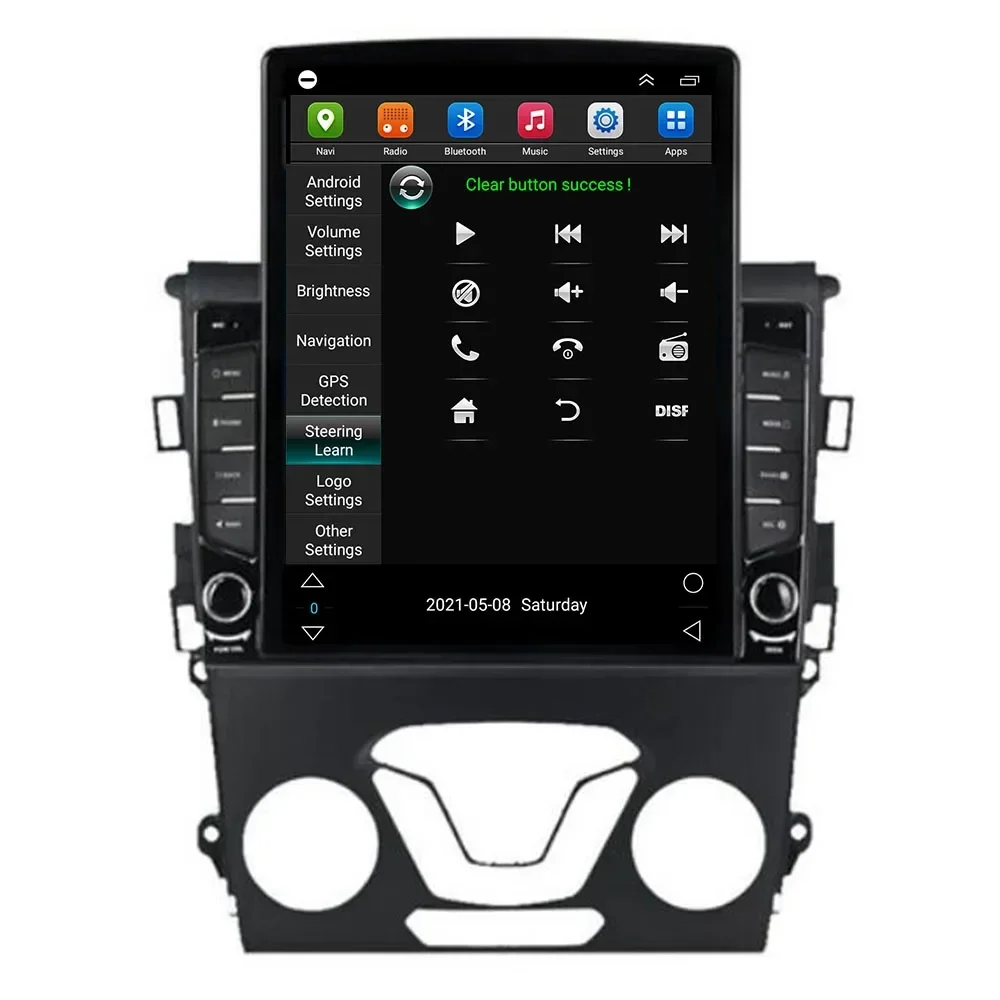 تسلا نوع أندرويد 14 Carplay السيارات لفورد فيوجن مونديو 5 2014 - 2019 راديو السيارة الوسائط المتعددة مشغل فيديو الملاحة GPS No 2Din