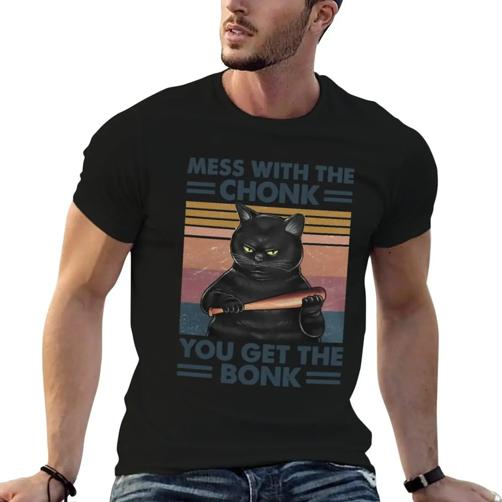 Mess with the chonk You get the bonk T-Shirt tshirts personalised vintage t shirts for men cotton