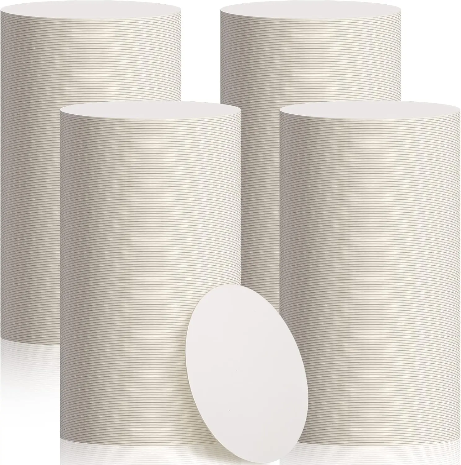 

800 Pcs Disposable Paper Coasters Bulk, 4 Inch Round Blank for Bar Drinks DIY Crafts Arts Wedding (White)