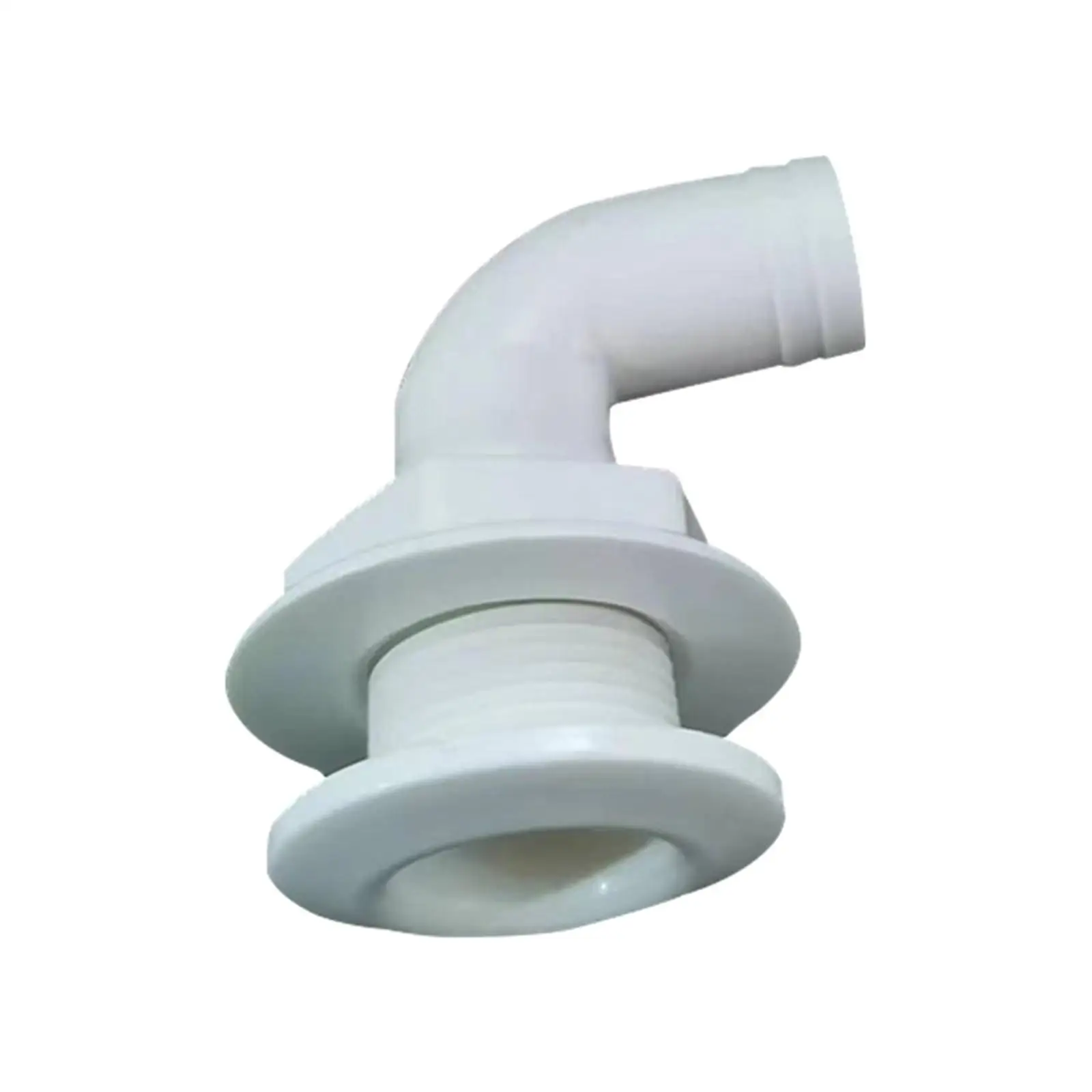 90 Degree thru Hull Fitting thru Hull Connector for Repairing Accessory Professional Easily Install Direct Replacement