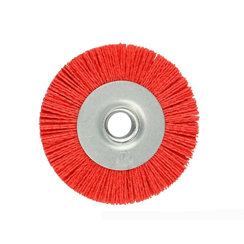 1pc Abrasive Nylon Wheel Brush For 2AS Key Cutting Machine Polishing Wheel Abrasive Wire Brush Wheel Locksmith Tools