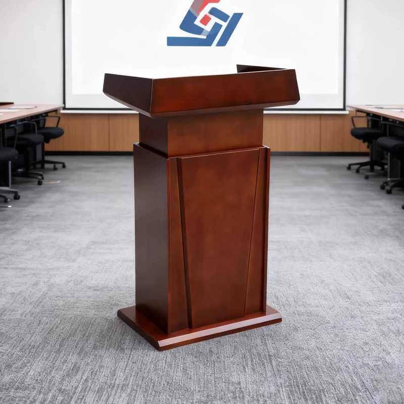 Solid Wood High-end Reception Desks Leadership Speaking Reception Desks Teachers General Office Furniture Военное ДелоZY40JDT