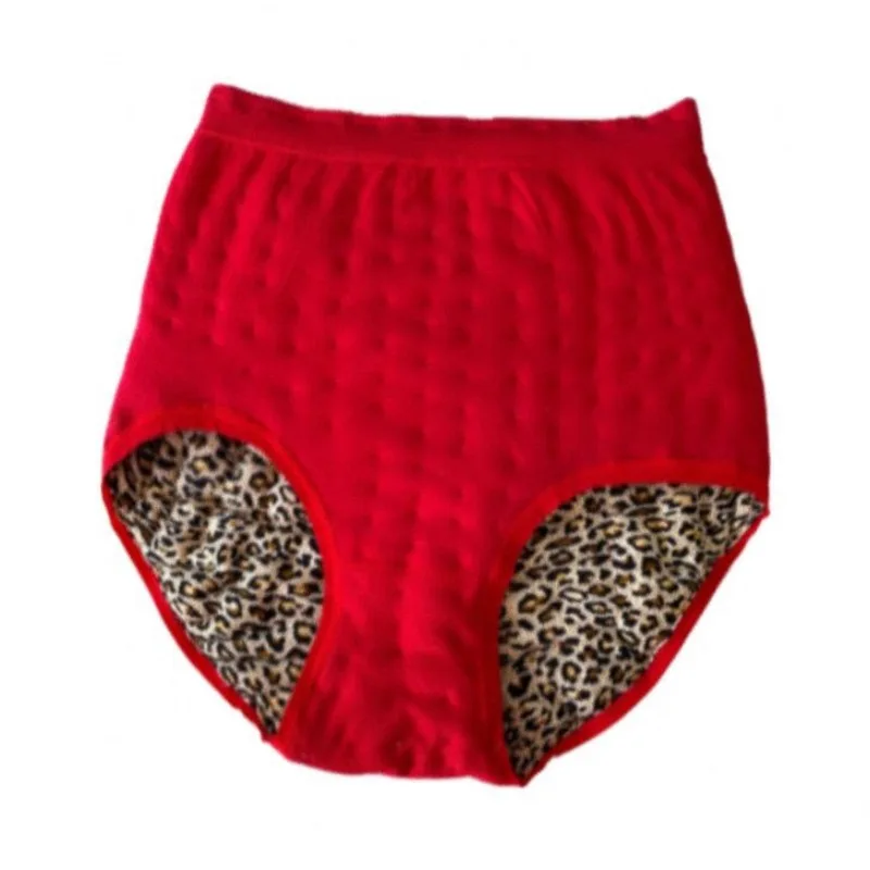 النساء الملابس الداخلية القطنية الحرارية عالية الخصر البطن الدافئة دعم الورك الراحة اليدوية منتصف العمر المسنين سيدة الصحة الشتاء الرعاية