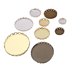 BoYuTe (100 Pieces/Lot) 10-12-14-15-16-18-20-25-30mm Cabochon Base Settings Diy Jewelry Accessories and Components
