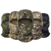 Pasamontañas de camuflaje transpirable para hombre, máscara facial completa para ciclismo, máscara de caza al aire libre, bufanda mágica multifuncional para el cuello 2.000+