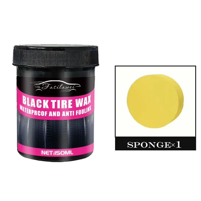 مجموعة العناية بترميم قطع غيار السيارات - معجون تلميع داخلي للسيارة، شمع لمعان الإطارات السوداء، إصلاح وتجديد البلاستيك/اللمعان