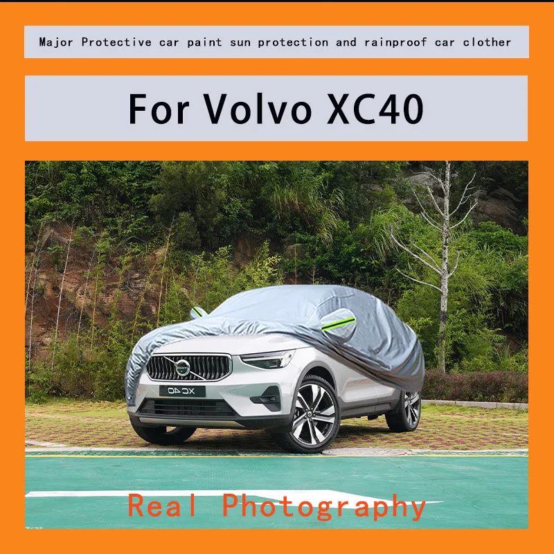 

﻿﻿For Volvo XC40 Car Covers Outdoor Waterproof Dustproof Sun Rain Snow Protection Thick Oxford Cloth Full Outer Cover