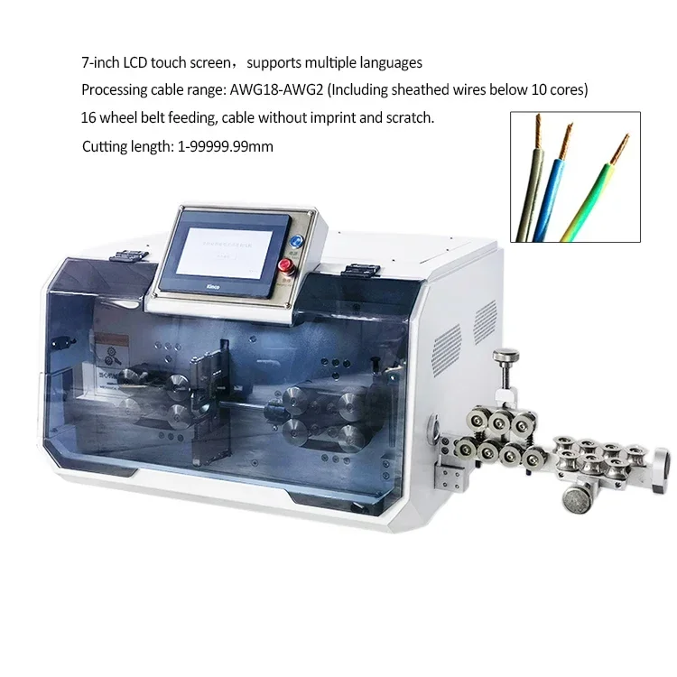 Automatic Wire Harness Manufacturing Equipment-Wire Cutting Stripping and Twisting Machine for Harness Production