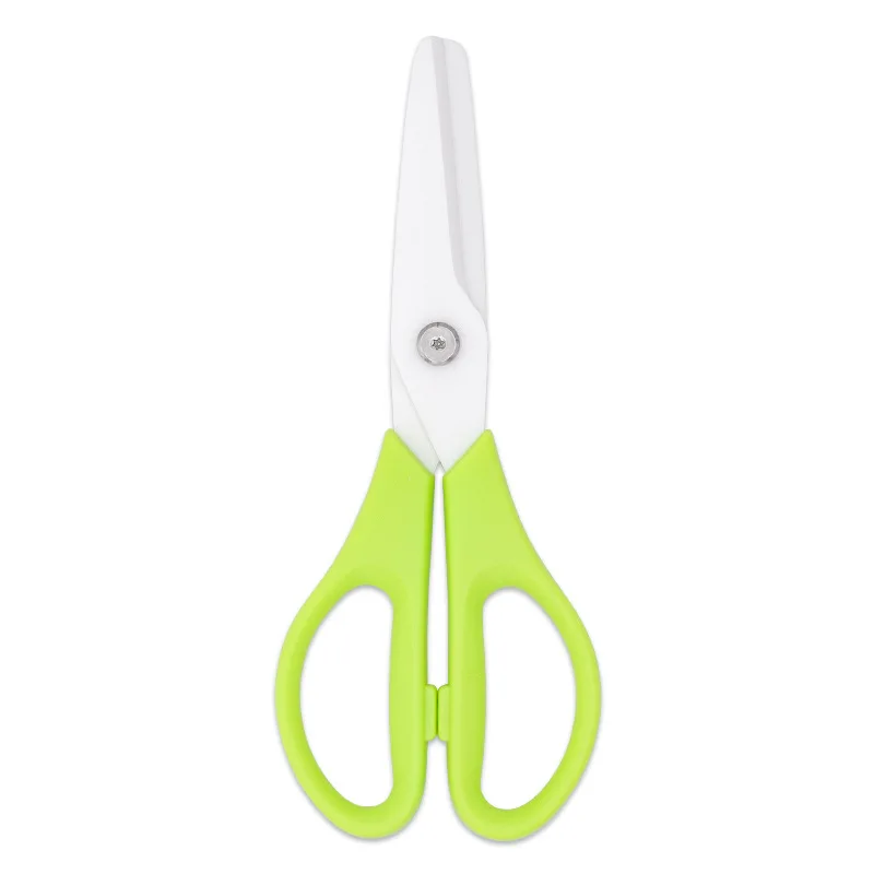 8 inch Zirconia Ceramics Sharp Blade Portable Babies Hand Tools PP Handle Children\'s Complementary Food Scissors Kitchen