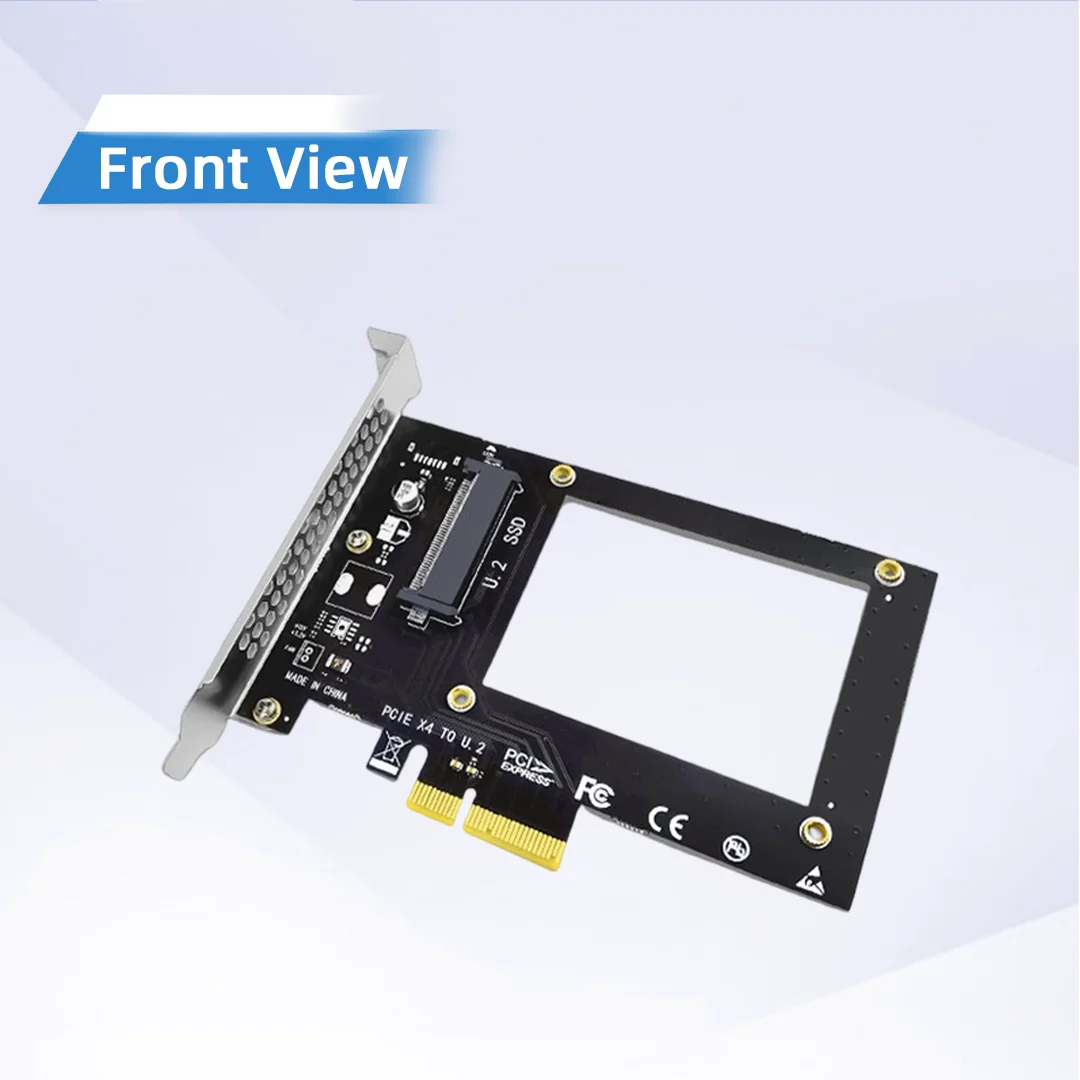 PCI-E X4 to U.2 SFF8639 Adapter U2 NVMe SSD Conversion Card X4 Solid State Disk Expansion Card Support 2.5 Inch U.2 Drive