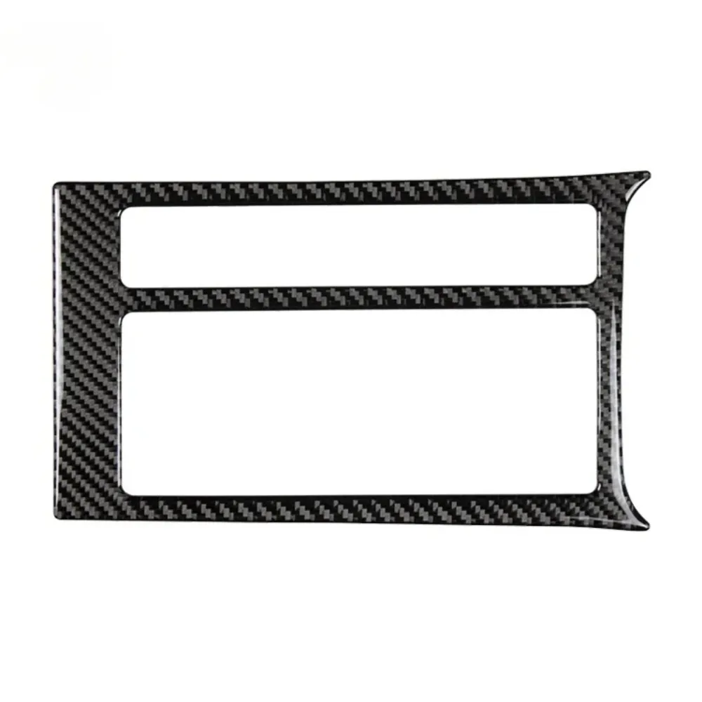 Real Carbon Fiber Interior Accessories Water Cup Panel Sticker For  Golf 7 2013 2014 2015 2016 2017