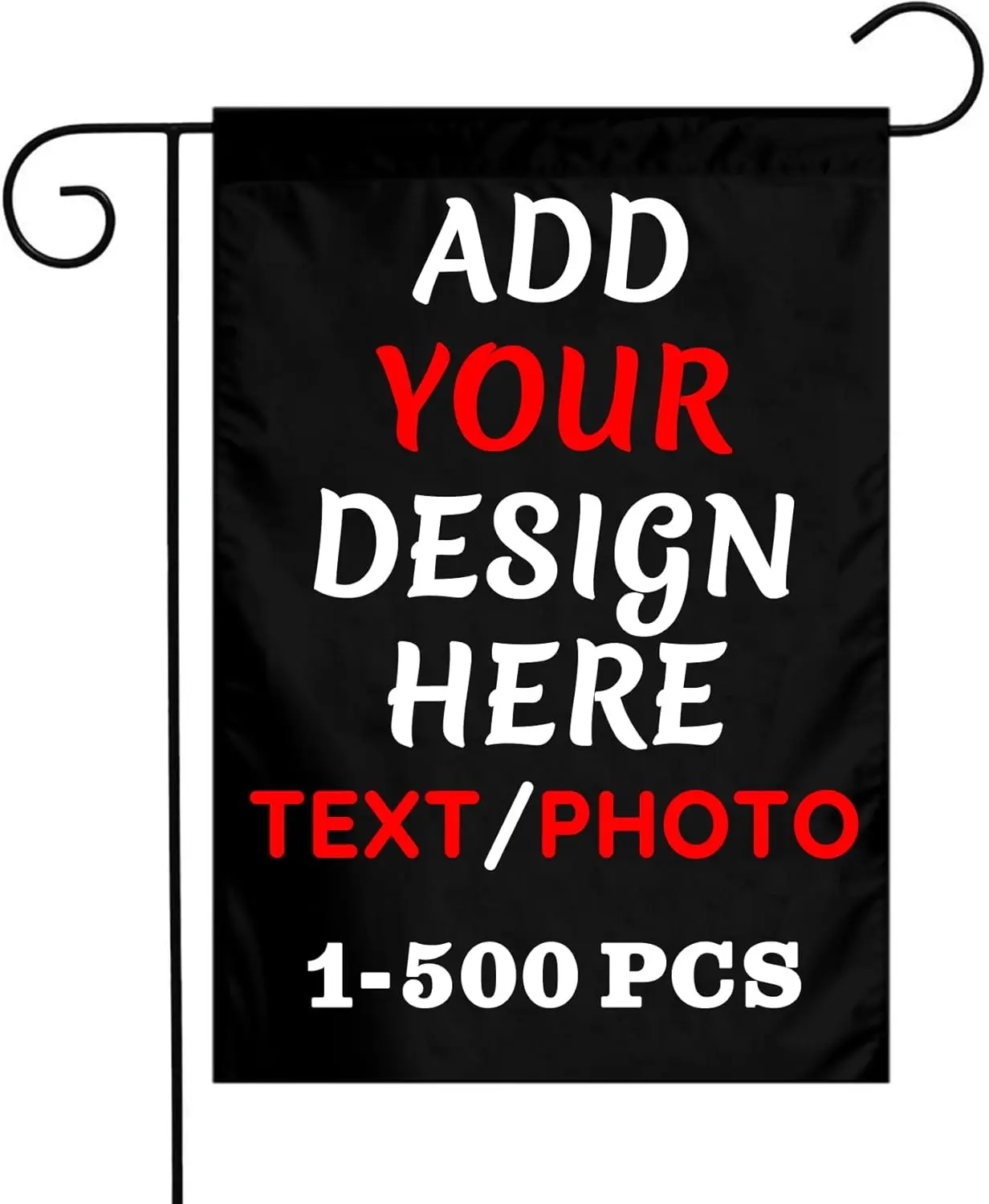 Personalized Garden Flag for Outside 12x18 Custom Flag DIY Your Own Logo/Design/Words Garden Flags Double Sided Customized G XXE