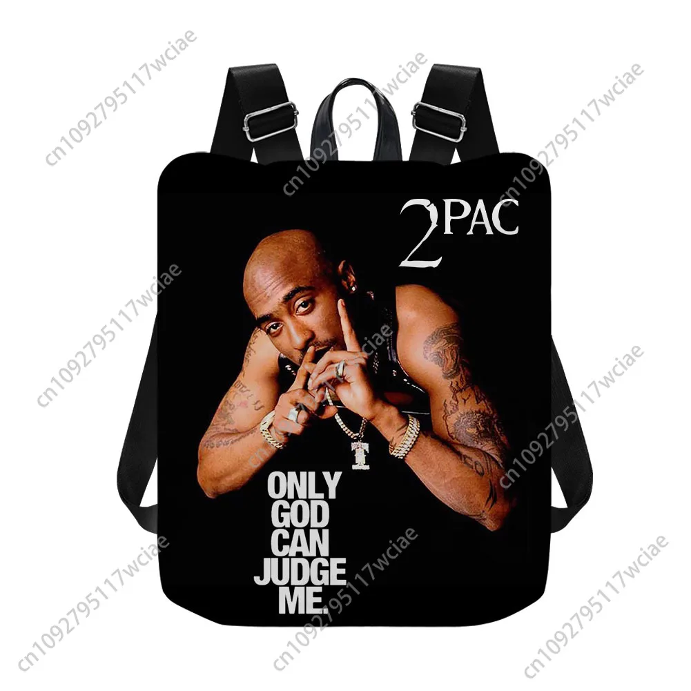 

Tupac Rapper 2PAC Custom Backpack travel Anti Theft Backpack Hip Hop Nylon Waterproof Daypack Fashion College Gift Bookbag