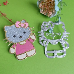 beautiful kitten  cutting dies for English letters, scrapbooks, reliefs craft stamps, photo album puzzl