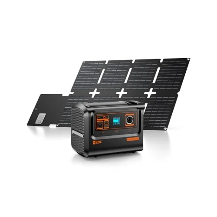 

Booster 300W Portable Power Station with 40W Solar Panel 300W AC 60W USBC Fast Charging Solar Generator for Outdoor Adventures