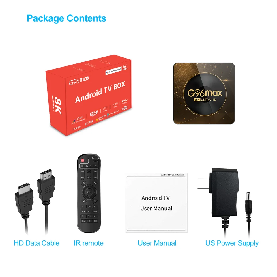 Android 13 8K Ultra HD Smart TV Box Wifi6 Fast Stable Transmission