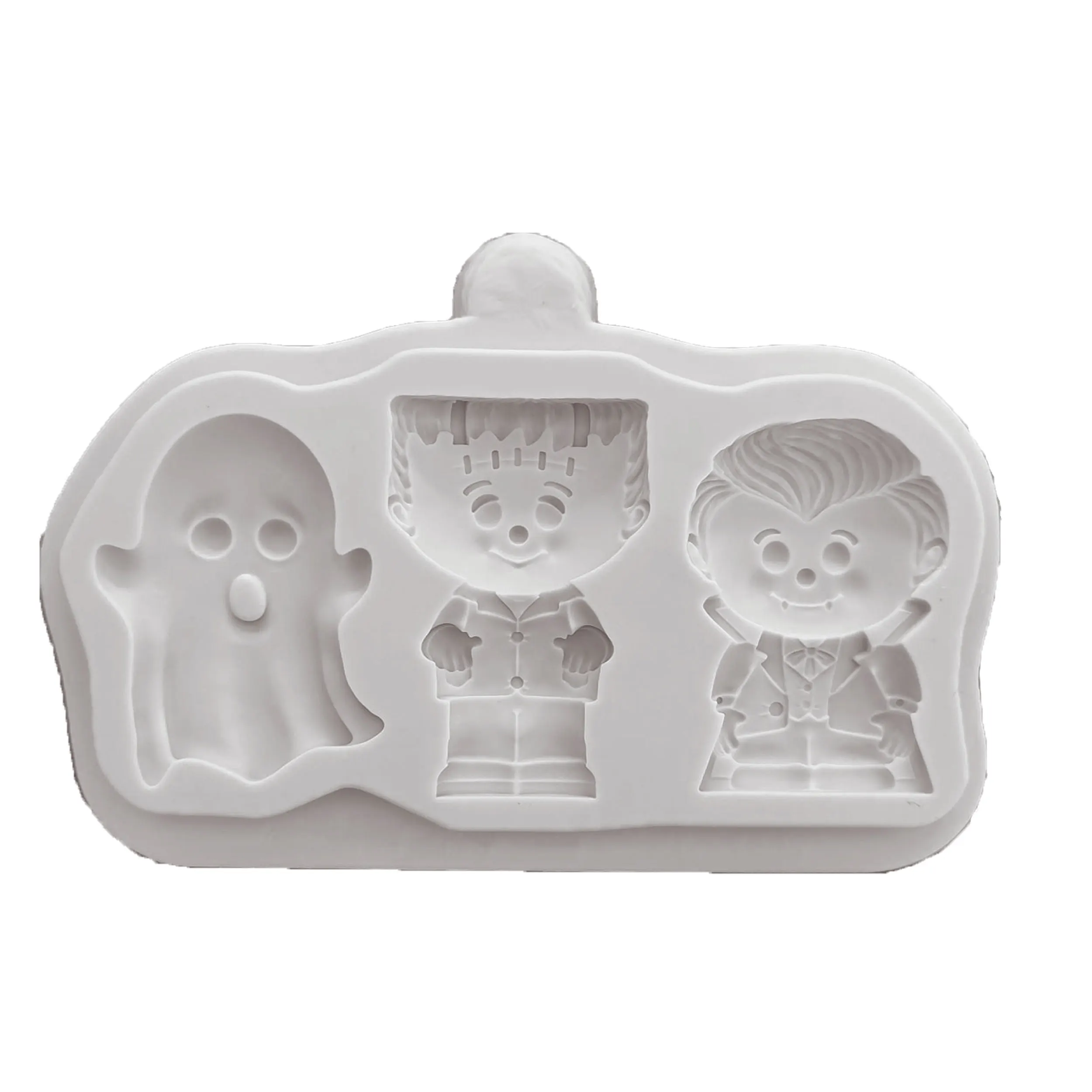 Ghosts and vampires Silicone Mould Fondant Cake Decorating Silicone Mold Clay,Sugarcraft Cupcake Top Chocolate Baking Tool