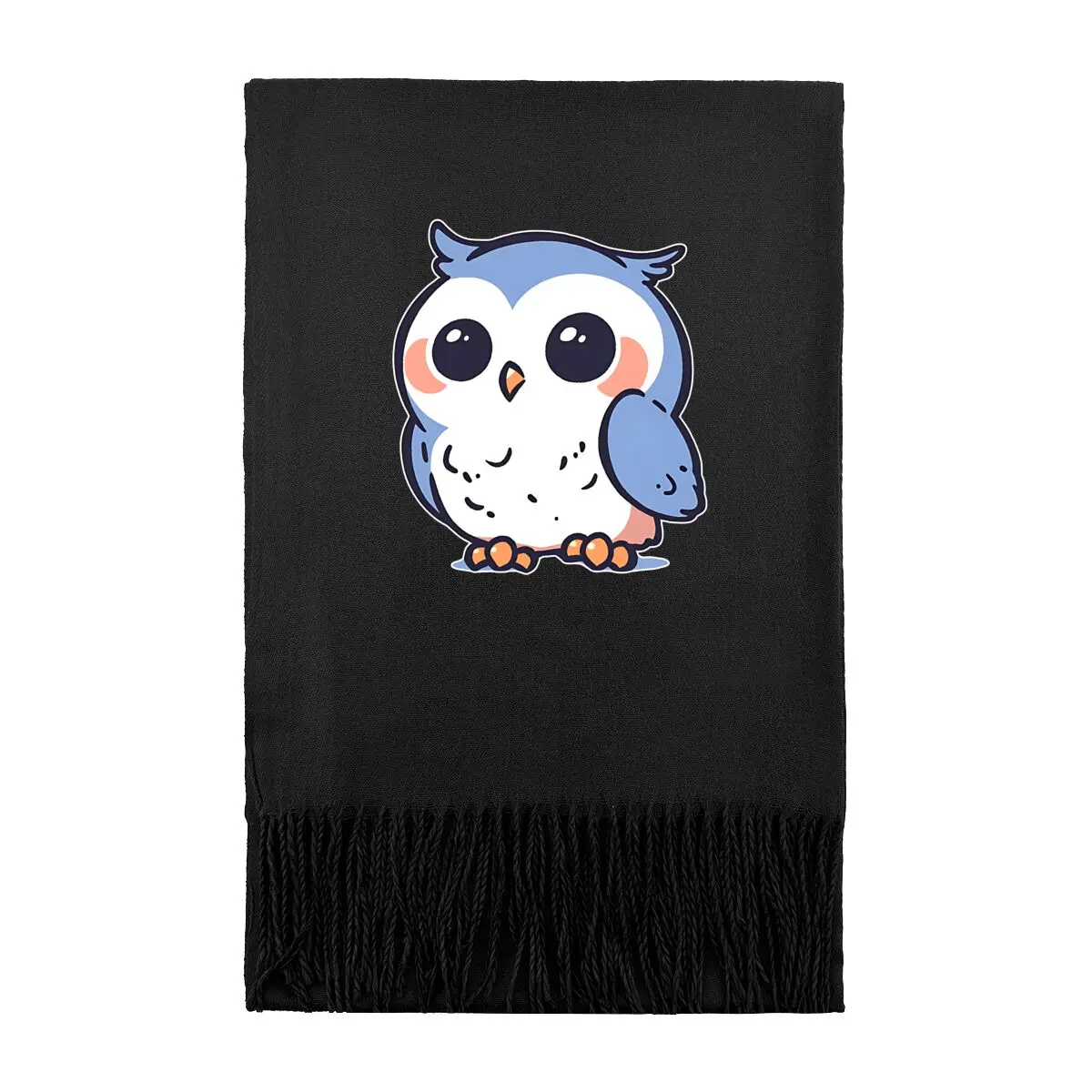 

Синяя сова Art City Chic Длинный шарф Осень Зима Теплый холодостойкий