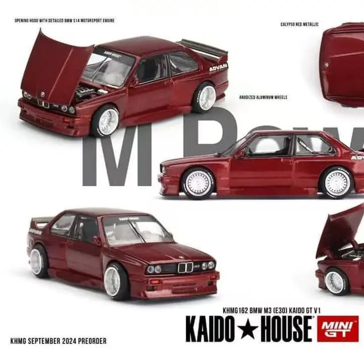 

Kaido House + MINIGT 1/64 BMW M3 (E30) Kaido GT V1