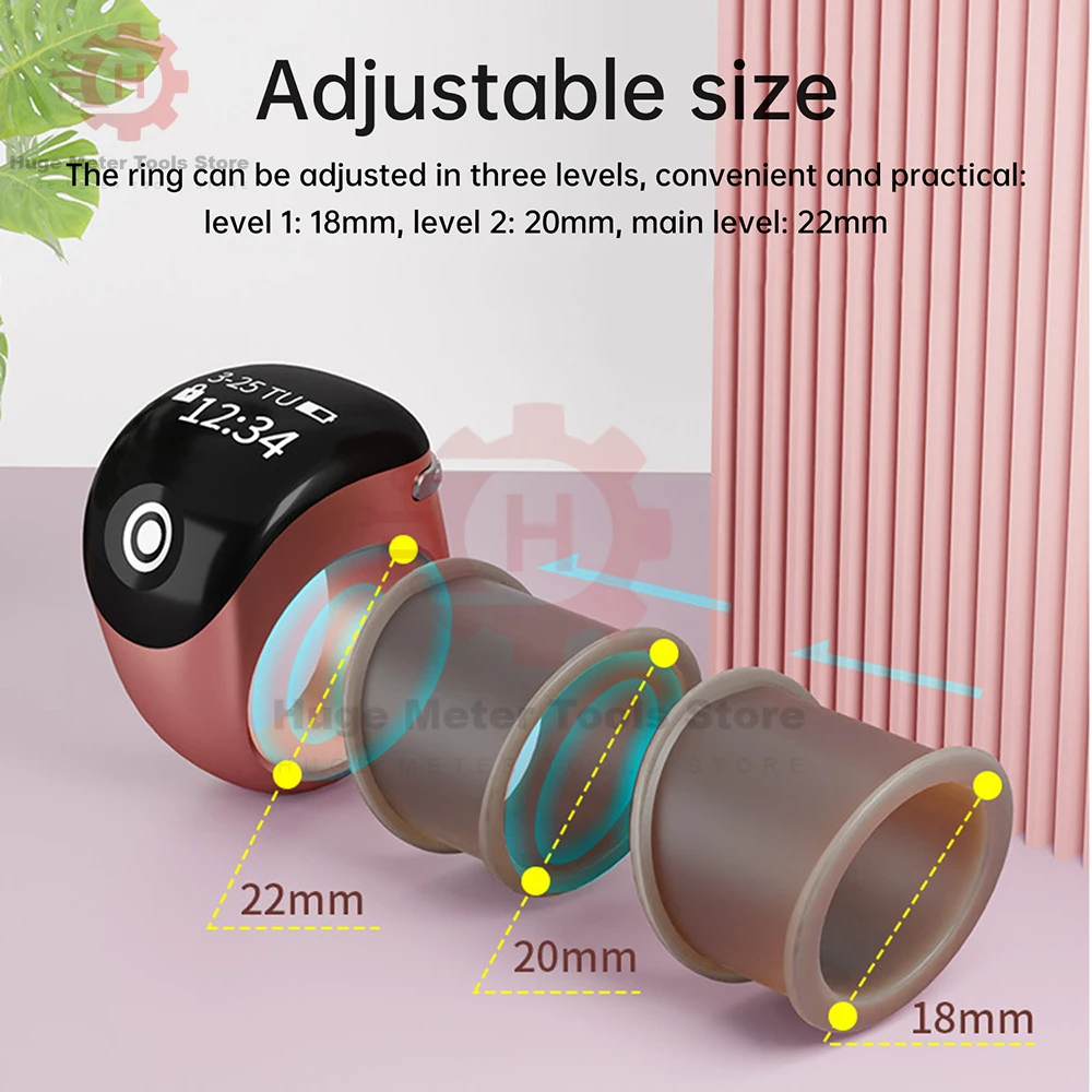 S7pro S8proสมาร์ทTasbih TALLY Counterเคาน์เตอร์นิ้วมุสลิมTasbeeh Zikrแหวนสวดมนต์เวลาการสั่นสะเทือนเตือนจอแสดงผลOLED