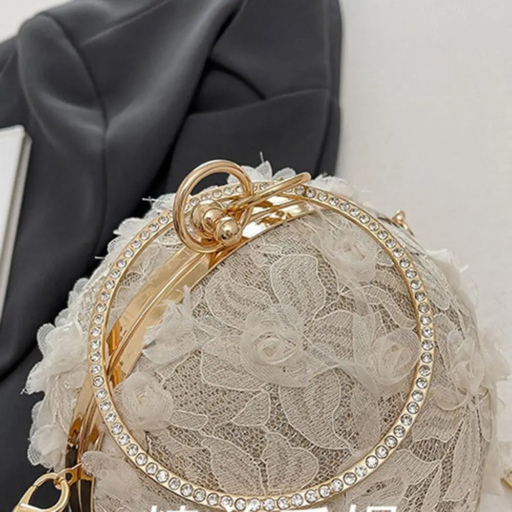 عادية التطريز مساء مأدبة حقيبة سعة كبيرة الدانتيل الكرة حقيبة يد حقيبة كروسبودي حقيبة كتف مخلب محفظة المرأة