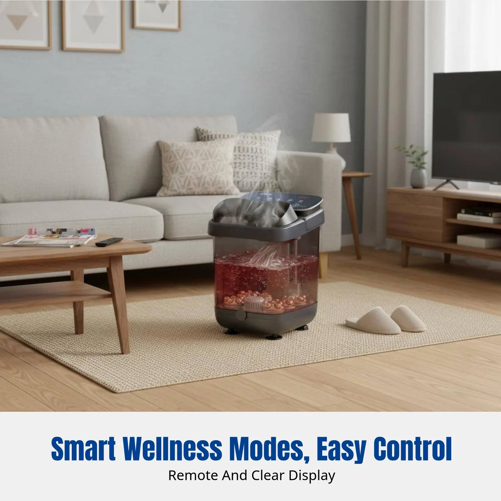 

Ванночка для ног с автоматическим подогревом, глубоким замачиванием, покрытием для икроножных мышц, для домашнего использования, регулируемой температурой, паровой фумигацией, многорежимная