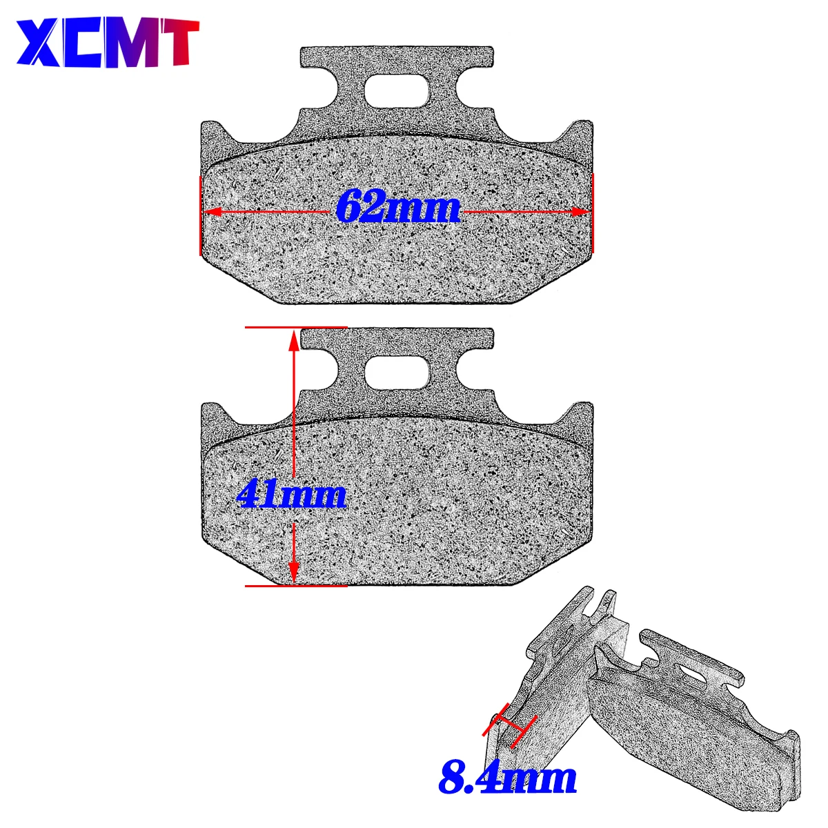 Motorcycle Original Brake Pad Shoe Rear Brake Pads For YAMAHA YZ 250 YZ250 1990 1991 1992 1993-1997 TTR 250 TTR250 1999-2006