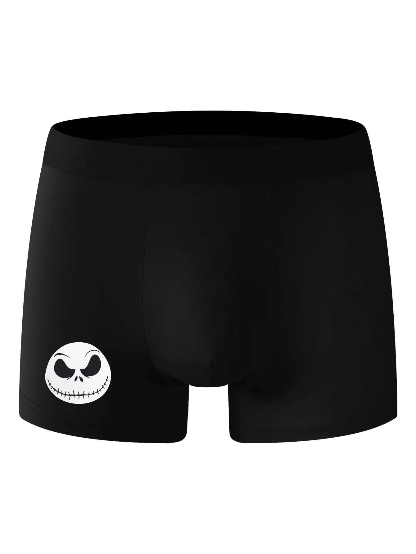 2/4枚セットの新作、ぴったりフィットするボクサーショーツは、2025年夏の男性用ブラック下着の必需品です。快適で高品質です。