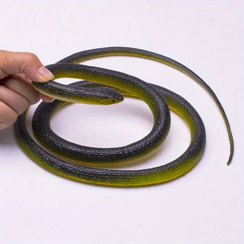 123 سنتيمتر لعبة مطاطية واقعية وهمية ثعبان محاكاة Anaconda مخيف هالوين لتخويف الطيور الدعائم المزحة خدعة ملحقات لعبة