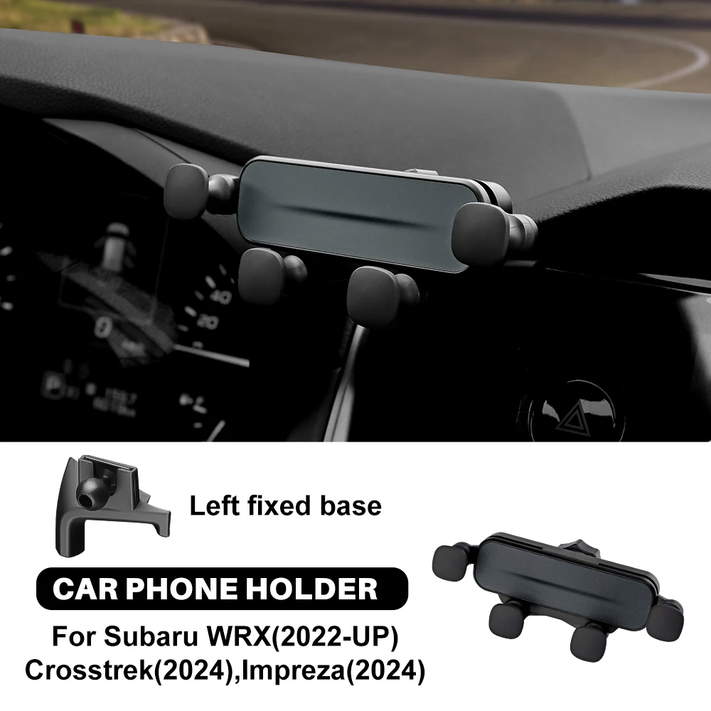 Car Gravity Phone Holder For Subaru Levorg/WRX/WRX STI 2022 2023 2024 LHD RHD Mobile Support Telephone Stand Bracket Clip Mount