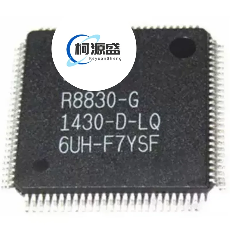 R8830 R8830-G is packaged in LQFP100. It is brand new and original. It is available for immediate purchase.