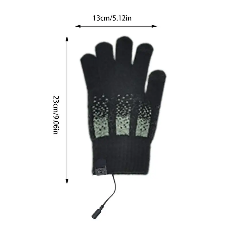 USB Heated Gloves Warm Bicycle Women Men Gloves Winter Touch Screen Heated Gloves Windproof Plam Breathable Motor E-bike Gloves