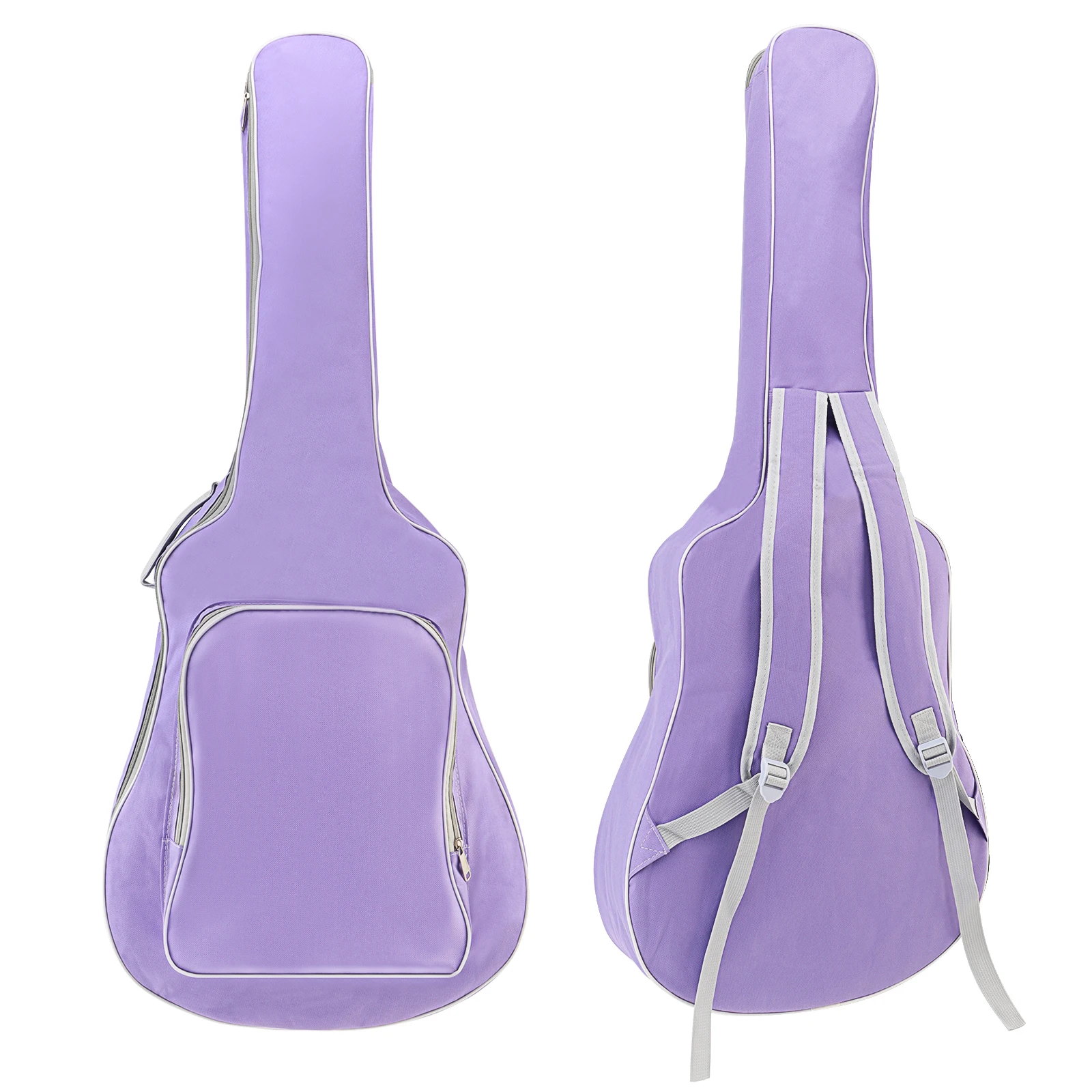 1 Stück 40/41 Zoll gepolsterte wasserabweisende dicke Akustikgitarren-Rucksack-Gigbag, Softcover-Gitarrentasche – Detail 1