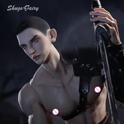 Shuga Fairy 1/3 Eagle BJD Doll Knife-Wielding Assassin Shoulder Muscle Man Ninja Costume Jointed Doll