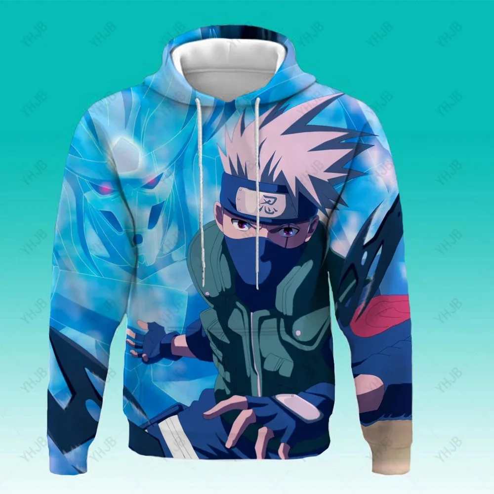 

Akatsuki Men's Hoodie Japanese Anime Boys Girls Hoodie 3D Printing Naruto Pullover Sasuke Men's Hoodie MINISO Men's Clothing