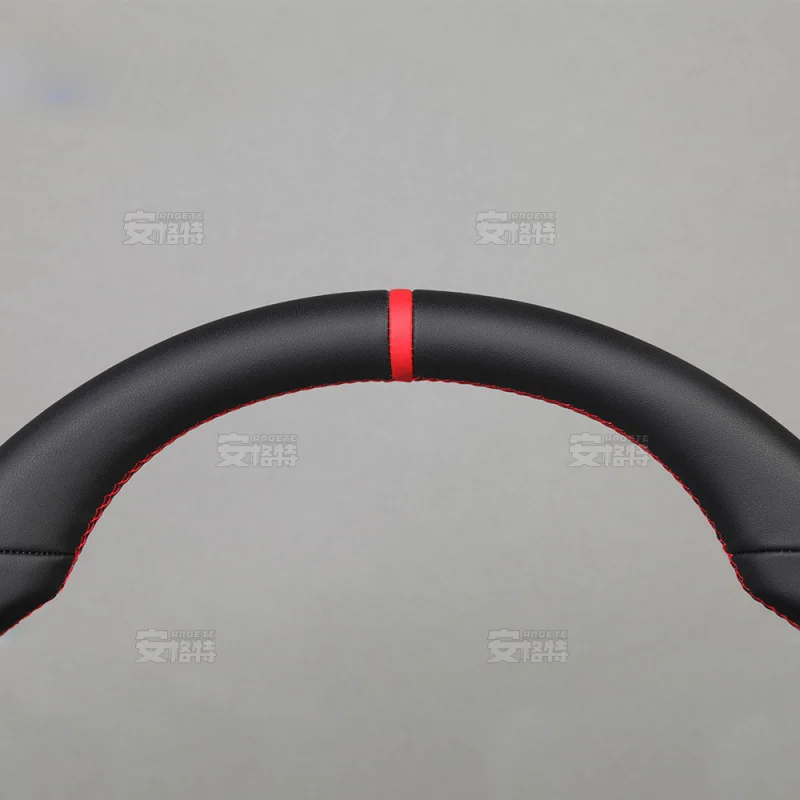 For GMC Round-top Flat-bottom Full Leather High-End Business Steering Wheel (Modified Part)
