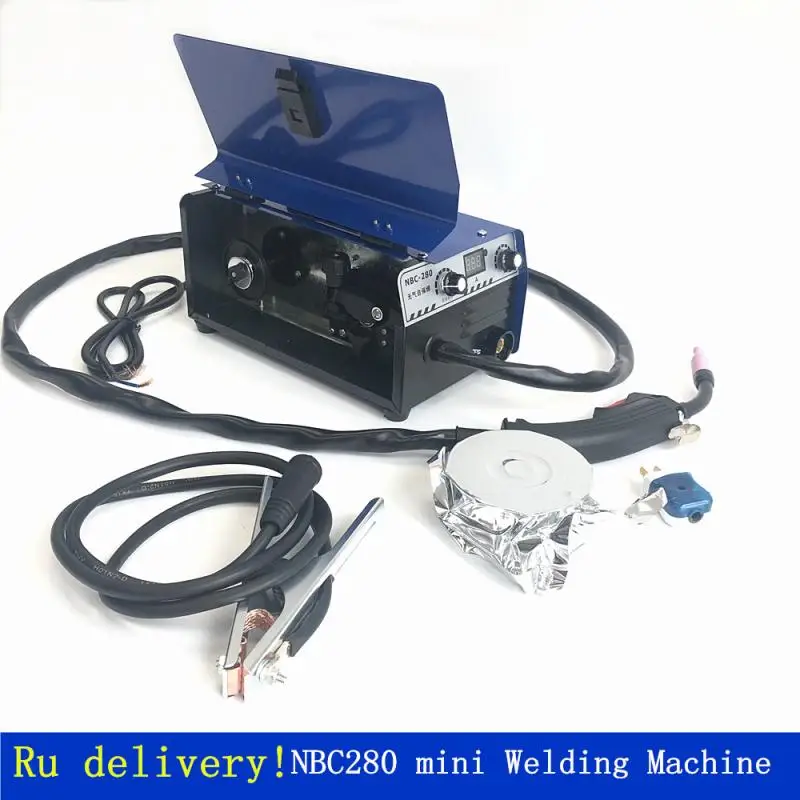 

RU Delivery Nbc280 Mini Welding Machine Welding Semiautomatic Devicesmall Airless Welding Machine Semi-Automatic Welding