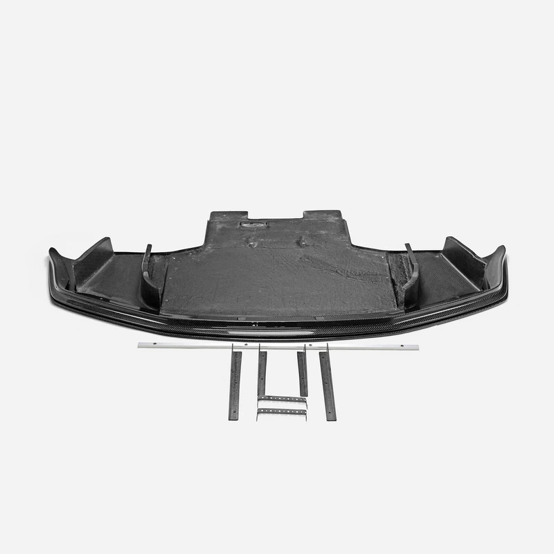 

For Nissan R34 Skyline GT-R BNR34 V-Spec One Piece Front Lip with Bottom Diffuser, Aero Performance Body Kit, Direct Fit Mod