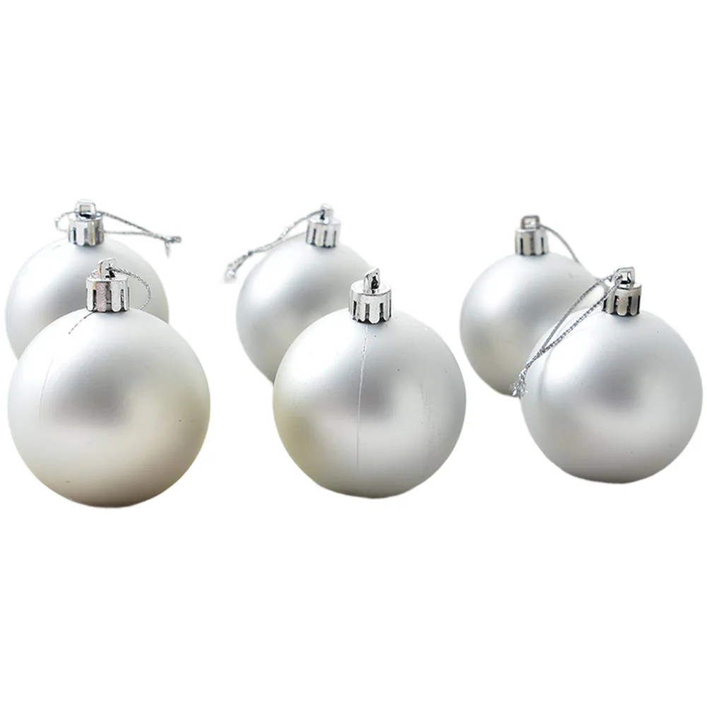 Plastic Christmas Tree Ornament Balls Glossy Matte Finish Decorative Spheres for Holiday Home Shop Mall Decoration