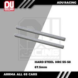 ADU RACING HARD STEEL  ARM PIN FOR Arrma 6s RC CARS 67.5mm