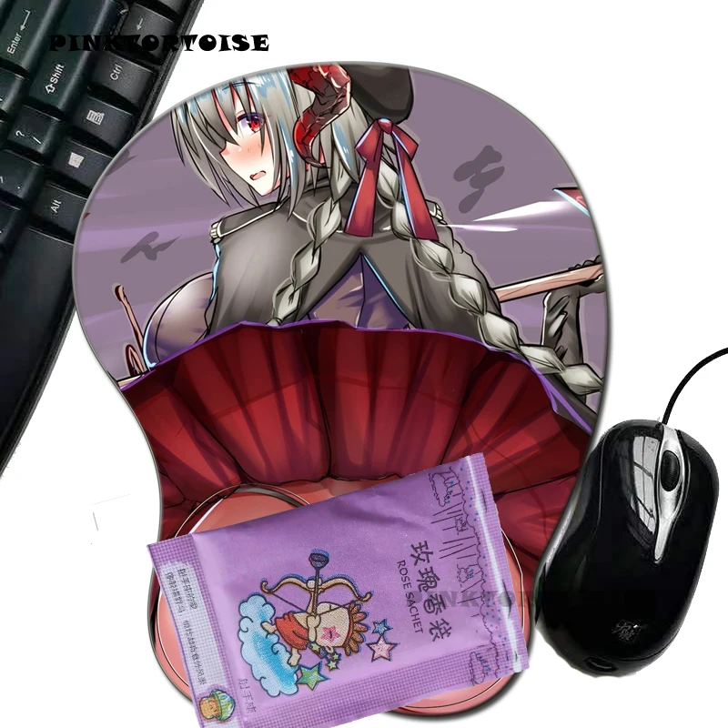 

PINKTORTOISE Anime mousepad Tena Fortissians MOUSE PAD MAT Silicon anime 3D mousepad laptop Mice Pad Ergonomic MousePad