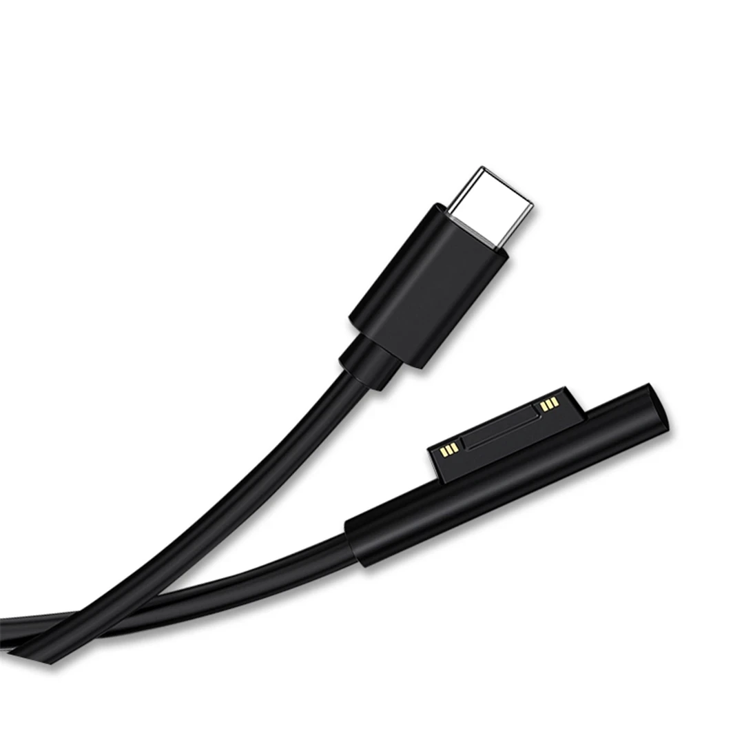 USB Type C Power Supply PD Fast Charger Adapter USB C Fast Cable for Microsoft Surface Pro 7/6/5/4/3 Book/Book 2 0.2M 1.5M 1.8M