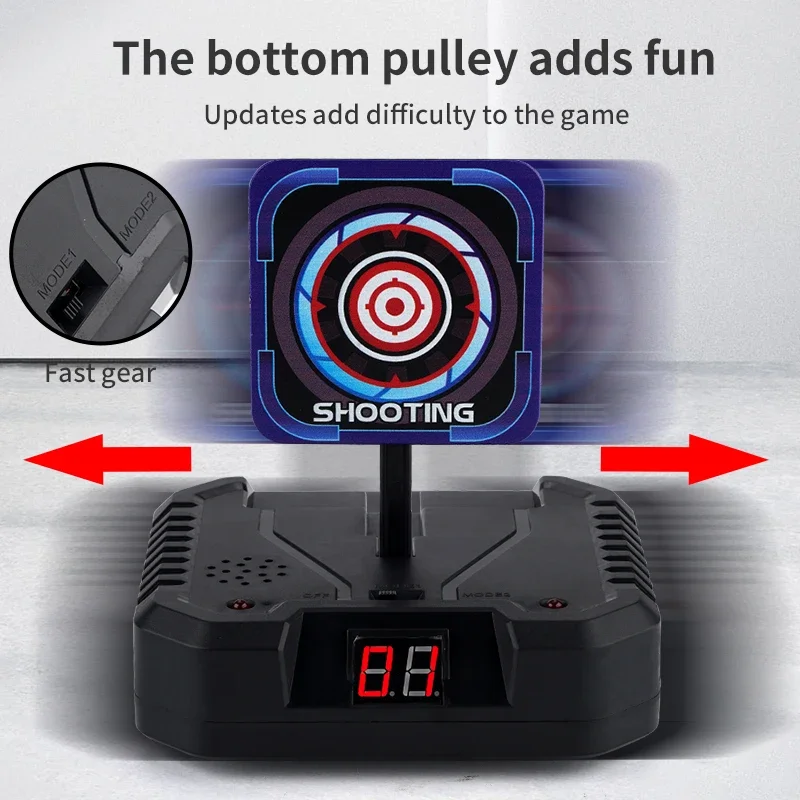 AA Automatische terugkeer elektronisch scoredoel voor Nerf-pistolen AWM Soft Bullet Gun Gel Ball-spuit tegen oefening 98K Eat Chicken