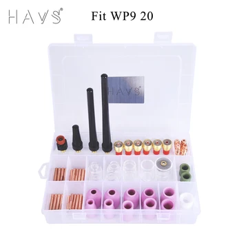 73pcs TIG Welding Torch Stubby Gas Lens for WP9 WP20 WP25 #4~#12 High Temperature Glass Cup Kit Durable Practical Accessories