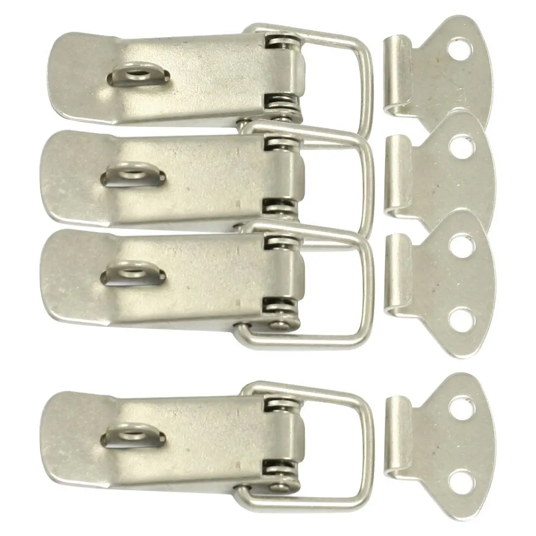 AGG-4 Pcs Hardware Cabinet Boxes Spring Loaded Latch Catch Toggle Hasp