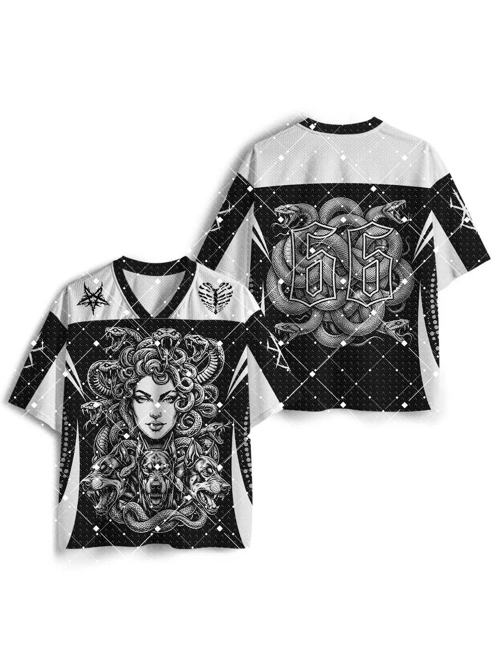 3dV Leading Gothic Wind Speed Dry Trendy Fashion Speed Dry T-shirt, The First Choice for Sports and Leisure