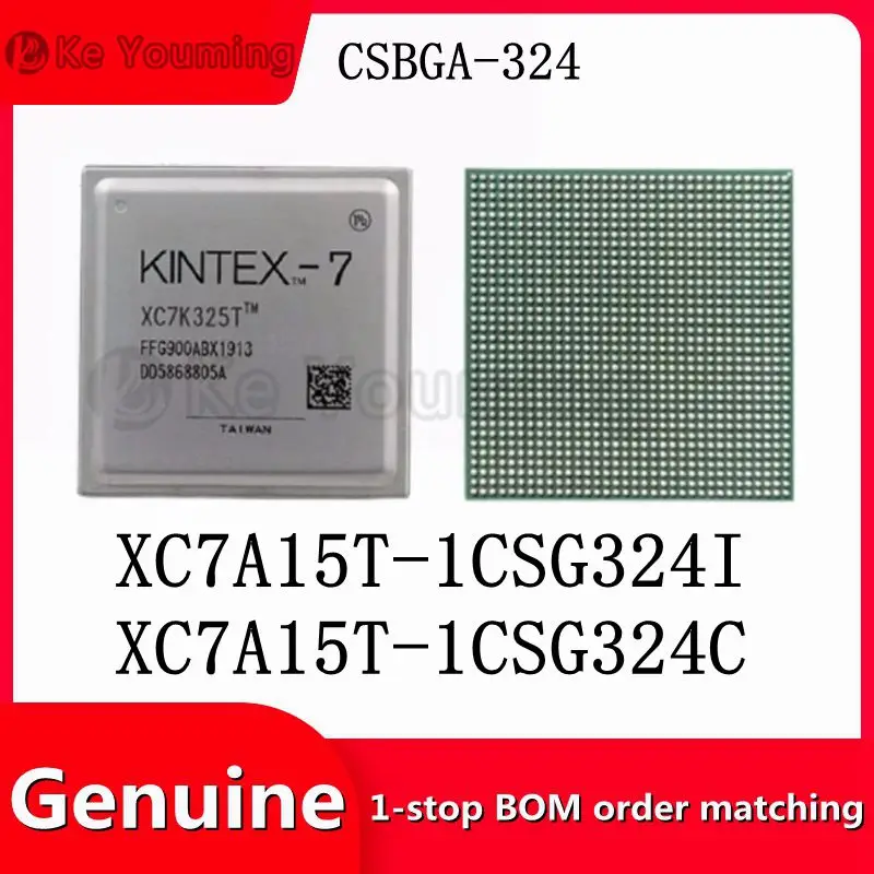 Integrated Circuit IC, XC7A15T-1CSG324I, XC7A15T-1CSG324C, CSBGA-324, FPGA - Field Programmable Gate Array, 1Pc